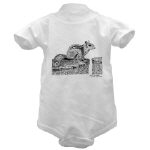 Get This Chipmunk Pen and Ink Creeper / Sleeper by NANCE